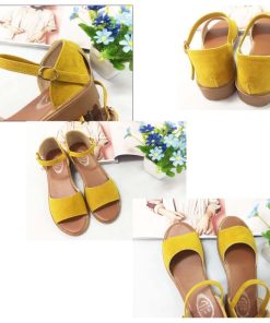 サンダル | 美脚レディース 歩きやすい ローヒール シューズ アンクルストラップ