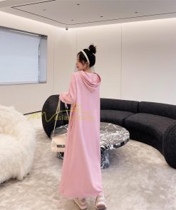 マキシ | スウェットワンピース ロングワンピース スウェット ロングパーカー ゆったり パーカーワンピース 体型カバー 大きいサイズ かわいい 50代 秋冬 20代30代 大人