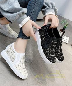 スニーカー | スリッポン レディース おしゃれ 紐なし インソール スリッポン大人カジュアル 厚底スニーカー 厚底スリッポン ローカットスニーカーレディース