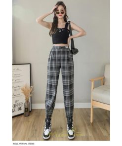 チノ・テーパード・ジョガー・スキニーパン | ジョガーパンツ レディース パンツ スウェット ジャージ ストレッチ ズボン スポーツ トレーニング チェック柄 高見え 細見え 秋 夏 冬 運動 春