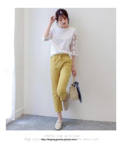 チノ・テーパード・ジョガー・スキニーパン | パンツ 九分丈 ボトムス リラックスパンツ レディース 体型カバー 大きいサイズ 可愛い 秋 冬 きれいめ おしゃれ 人気 カジュアル ベーシック シンプル ゆったり