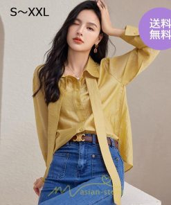 シャツ・ブラウス | シフォンブラウス 長袖 レディース シフォン ブラウス フォーマル カジュアル リボン 着痩せ 通勤 通学 オシャレ 可愛い 秋服 上品 キレイめ 2022 ナチュラル