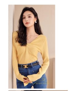 シャツ・ブラウス | ニットシャツ 長袖 ゆったり シャツ ブラウス トップス 体型カバー レディース 春秋 シンプル 秋 冬 あったか キレイめ オシャレ カジュアル 通学 着痩せ 通勤