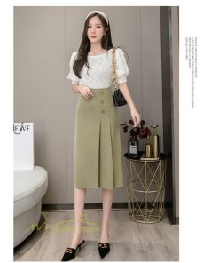 スカート | 事務服 制服 洗える 無地 きれいめ 30代 40代 50代 着やせ 上品 フォーマル 2021春 Aライン ひざ丈 ミディアム丈タイトペンシル大人