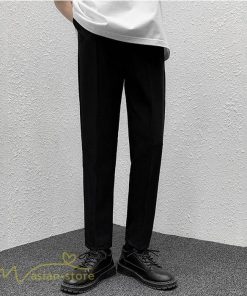 チノパン | パンツ ワイドパンツ メンズ 夏 新作 ファスナー ジッパー ガウチョパンツ ゆったり 体型カバー アンクルパンツ ビジネス 無地 通勤 大きいサイズ オフィス 黒