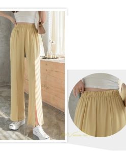 ワイドパンツ | レディース パンツ ボトムス ズボン ガウチョパンツ 体型カバー 着やせ ロングパンツ ハイウエスト 美脚 カジュアル お洒落 スリット ゆったり