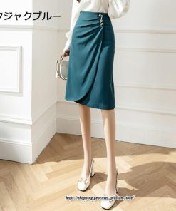 スカート | レディース ミモレ丈 ひざ丈 膝丈 上品 落ち感 ハイウエスト オシャレ Aライン キレイめ 着痩せ フェミニン 通勤 可愛い 50代 通学 40代 20代 30代