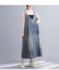 オーバーオール サロペット | デニム サロペット スカート オーバーオール ジャンパースカート レディース 可愛い オシャレ ポケット付き ロング 20代30代40代50代 オールインワン 夏秋