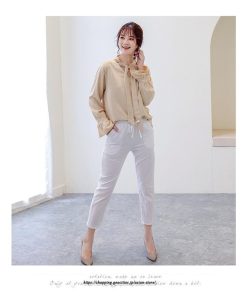 チノ・テーパード・ジョガー・スキニーパン | パンツ 九分丈 ボトムス リラックスパンツ レディース 体型カバー 大きいサイズ 可愛い 秋 冬 きれいめ おしゃれ 人気 カジュアル ベーシック シンプル ゆったり