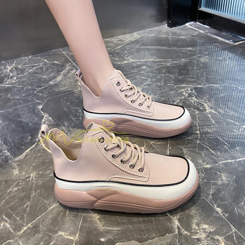 スニーカー | スニーカー レディース レディースシューズ ローカット 靴 厚底 ダッドウォーキングシューズ Pu革 厚底靴 美脚 厚底スニーカー 歩きやすい