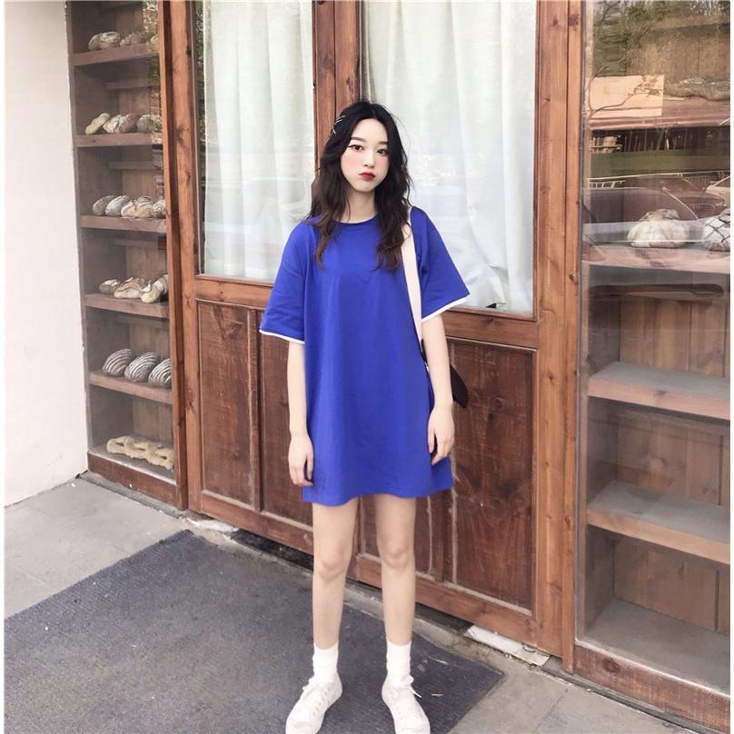 tシャツ・カットソー | Tシャツ 半袖 レディース カットソー バックギャザー トップス ビッグティーシャツ 2019春夏新作 大人気 ロングティーシャツ 可愛い シンプル ゆったり