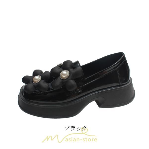ローファー | 学生 女子 レディース 通学 通勤 学生靴 学校 軽量 花飾り 可愛い 上品 10代20代30代40代 フォーマル コンフォート 送料無料 キレイめ