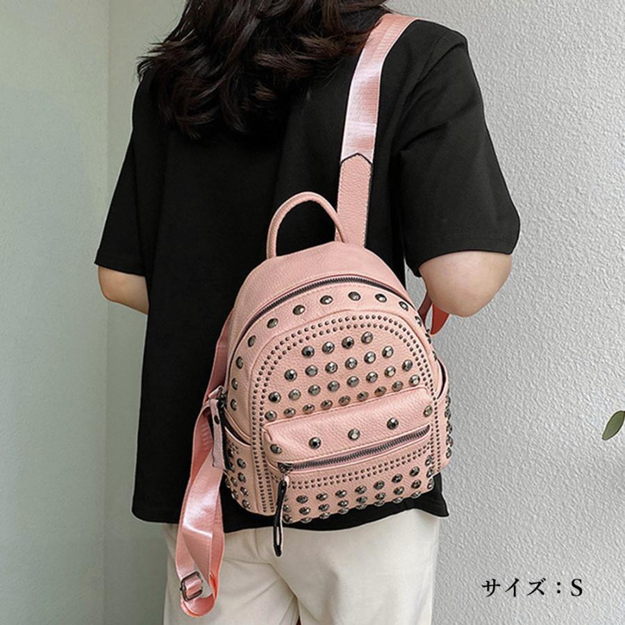 リュック | スタッズ リュックサック 女子 おしゃれ