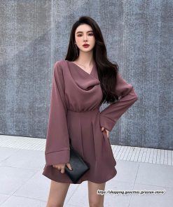 タイト | セクシーワンピース 二次会ワンピース 上品 高級感 ワンピース 長袖 タイトワンピース スリム 美ライン オフィス 通勤 お呼ばれワンピース フォーマル 結婚式