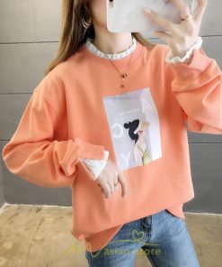 パーカー | トレーナー Tシャツ レディース 長袖 トップス 切り替え プルオーバー スポーツ カジュアル ゆったり 春 秋 お出かけ 通学 通勤 冬 可愛い スポーツ