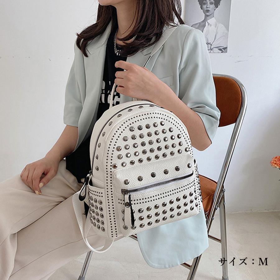 リュック | スタッズ リュックサック 女子 おしゃれ