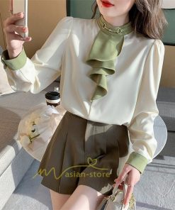 シャツ・ブラウス | ブラウス レディース 長袖 ブラウスシャツ ボウタイ フォーマル チュニック 大人 春 夏 春夏 フォーマル スーツ トップス 20代 30代 2022作 OL 高級感 母 ママ