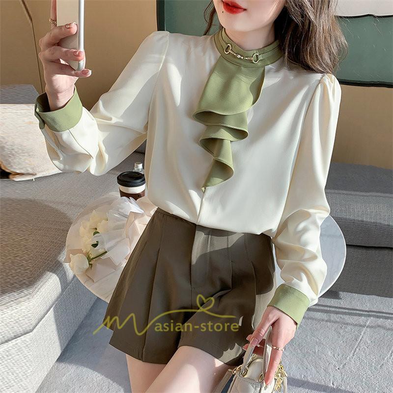 シャツ・ブラウス | ブラウス レディース 長袖 ブラウスシャツ ボウタイ フォーマル チュニック 大人 春 夏 春夏 フォーマル スーツ トップス 20代 30代 2022作 OL 高級感 母 ママ