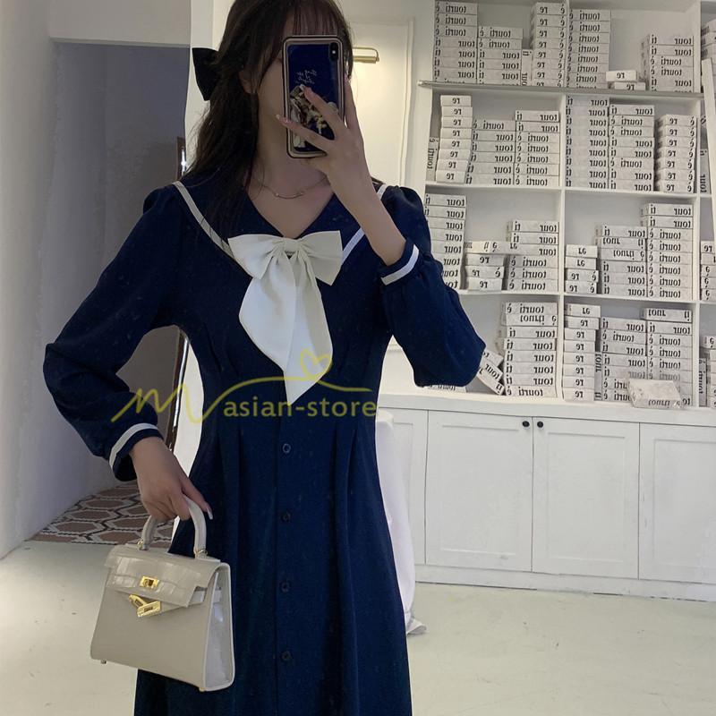 マキシ | 秋ワンピース 長袖 通学通勤 大人 可愛い ミモレ丈ワンピース 着痩せ ちょう Aラインワンピース 無地 20代30代 お呼ばれ レディース 40代 秋物 エレガント