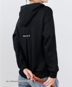 パーカー | バックパール プルオーバー 長袖 バックタック トレーナー レディース フェイクパール ゆったり フード付き 裏起毛 防風 厚手 防寒 秋冬 あったか