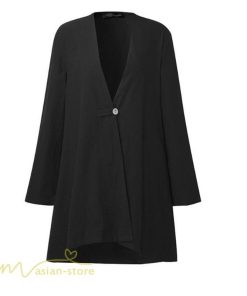 コート・ジャケット | コード レディース 秋 アウター きれいめ 大きいサイズ 長袖 Vネック 40代 50代 秋コーデ ジャケット ノーカラー 30代 シンプル 着回し 20代 前開き ゆったり