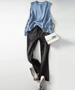 ニット・セーター | ニットベスト レディース 重ね着 上着