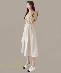 スカート | ロング丈 ボトムス レディース デイリー 上品 20代30代40代50代 カジュアル 通勤通学 お出かけ 着痩せ 夏物 韓国風 エレガント 体系カバー