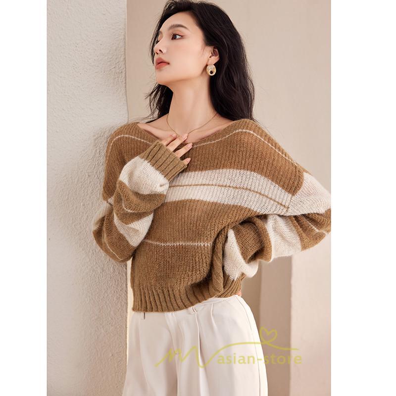 ニット・セーター | ニット トップス セーター レディース 女性 OL 学生 大学生 高校生 シンプル 安い カジュアル おしゃれ お洒落 着回し 定番 服 通学 かわいい 通勤