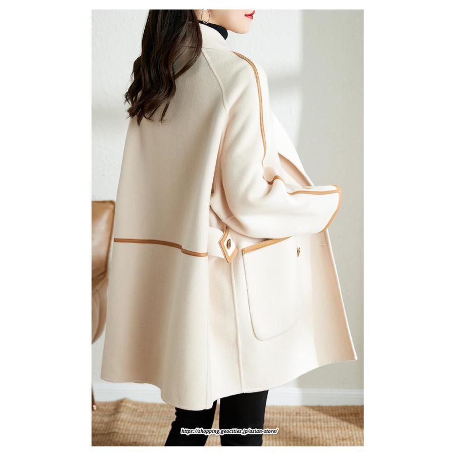 コート・ジャケット | コート チェスターコート ラシャ ミディアム丈コート ジャケット レディース 秋 アウター ゆったり 体型カバー きれいめ 羽織り 通学 通勤 上品 オフィス