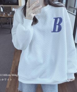 Tシャツ・カットソー | スウェット 英字ロゴ トレーナー 長袖