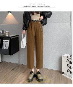 チノ・テーパード・ジョガー・スキニーパン | テーパードパンツ レディース 50代 40代 30代 20代 春 夏 秋 冬 ロング コットン ベルト付き 快適 お出かけ 着痩せ 楽チン カジュアル 体型カバー