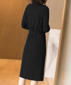 ワンピース | ニット無地 秋冬