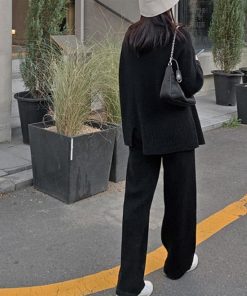 セットアップ | セットアップニット 秋冬 スリット 韓国