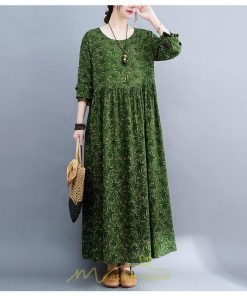 マキシ | ロングワンピース 大きいサイズ レディース  緑 灰色 細見え 着痩せ 美シルエット セクシー 女子力 トレンド 女子 大人 体型カバー 海外セレブ ぽっちゃり 花柄
