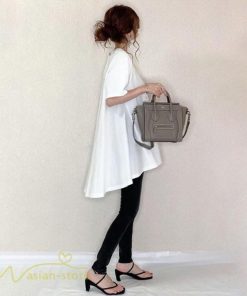 tシャツ・カットソー | Tシャツ レディース 半袖 カジュアル クルーネック おしゃれ 女性用 シンプル 無地 フレア カジュアル 可愛い トップス カットソー 4色 上品 フリーサイズ