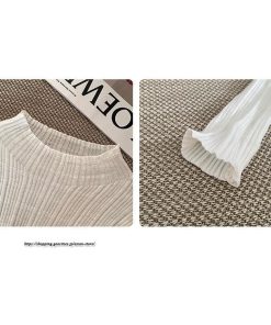 ニット・セーター | カットソー ニット レディース リブニット 長袖 秋冬 春 トップス スリム ストレッチ インナー 無地 プルオーバー 着痩せ 長袖ニット 通学通勤 長袖カットソー