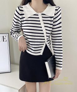 ｔシャツ・カットソー | カットソー レディース トップス Tシャツ 長袖 秋 春 インナー 秋 秋服 ロングスリーブ 綿混 ニットソー ボーダー 長袖tシャツ 長袖カットソー 秋コーデ