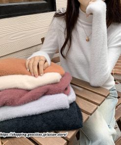ニット・セーター | カットソー ニット レディース ハイネック 長袖 秋冬 春 トップス スリム ストレッチ インナー 無地 長袖ニット 長袖カットソー 着痩せ 通学通勤 プルオーバー