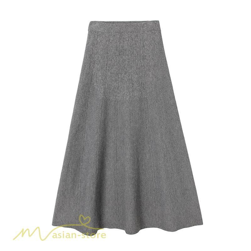 スカート | マタニティレディース 妊婦服 無地 着痩せ ハイウエスト カジュアル Aライン産前産後 体型カバー マタニティウェア ウエスト調整