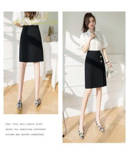 スカート | レディース 膝丈 ミニ膝上 ミディアム丈 ペンシルミモレ 20代30代40代 OL オフィス ビジネス 高級感 無地 上品 通勤 フォーマル
