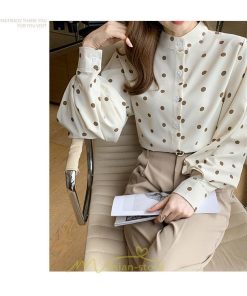シャツ・ブラウス | シャス ブラウス 春夏 秋 シフォン レディース 長袖 フォーマル オフィス 入学式 入園式 ドット柄 外出 お出かけ ビジネス 20代30代40代50代 通勤 OL