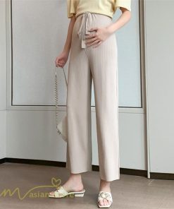 パンツ レギンス | ワイドパンツ マタニティウェア 妊婦服 サマーパンツ 着痩せ 上品 無地 マタニティパンツ 大きいサイズ サマー 夏服 お出かけ 日常感 妊婦服 産前 ウエストゴム