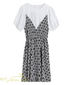 ミディアム | ワンピース レディース 重ね着風 きれいめ 半袖 ミディアムワンピース 着痩せ シフォン カジュアル 大きいサイズ 膝丈 おしゃれ サマーワンピース 可愛い 上品