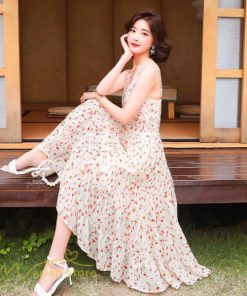 マキシ | ワンピース レディース キャミワンピース ロング丈 花柄 きれいめ サマーワンピース 上品 着痩せ 夏 春 30代 50代 Aラインワンピース 40代 通学 通勤