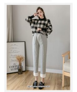 チノ・テーパード・ジョガー・スキニーパン | パンツ レディースパンツ レディース 9分丈 カジュアル 裏起毛 シンプル ゆったり リラックス トレンド かわいい おしゃれ お出かけ デイリー  楽ちん デート