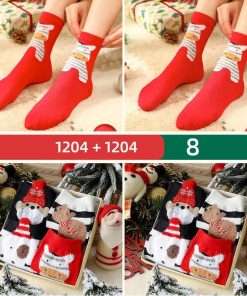 日用雑貨 | 靴下 ソックス 8足セット あったかソックス 冬用ソックス クリスマス ルームソックス プレゼント ギフト ボックス 防寒 レディース 冷え取り 保温 冷え症