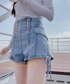 ショートパンツ | ゆったり Aライン デニム デニムパンツ ショートデニム ショーパン 短パン ショート丈 膝上 カジュアル 通勤通学 上品 20代30代40代 お出かけ