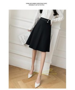 スカート | ロング丈 レデース 秋 冬  Aラインハイウエスト 体型カバー お洒落 通勤 OL 上品 20代 30代 40代 秋服 ビジネス 2021作 カジュアル 着痩せ