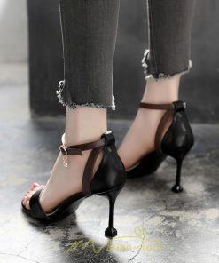 パンプス | ハイヒール オープントゥ レディース 夏 サンダル ストラップ ヒール5cm7cm8.5cm ピンヒール お出かけ 旅行 リゾート 歩きやすい 痛くない 20cm-26.5cm