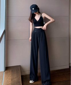 ワイドパンツ | ハイウエストレディース 無地